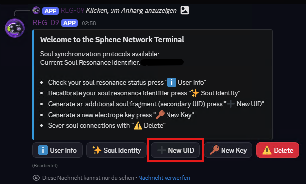 Discord New UID Button